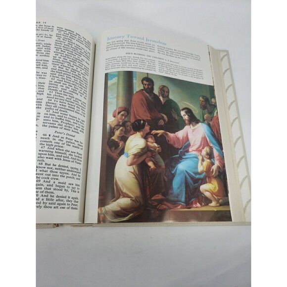 Holy Bible King James Version 1963 KJV Padded Cover VTG Gold Edge Good Council - Picture 16 of 16
